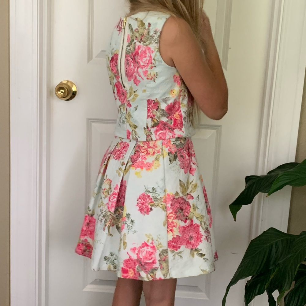 Zunie floral dress (set) top and skirt 7/8 girl